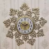 ساعت دیواری برنزی مدل آفتاب درختی کد 887 ( ساعت دیواری برنجی)