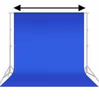 پرده آبی  1 متر(عرض) در 2 متر(ارتفاع)متر (فون عکاسی)