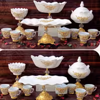 سرویس پذیرایی چهار  تکه طرح آرتینا و 7 تکه چای خوری