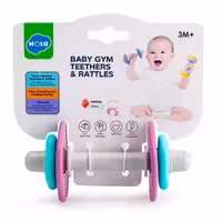 اسباب بازی جغجغه ای و دندانگیر طرح دمبل هالی تویز Huile Toys