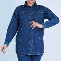 مانتو جین زنانه اسپرت