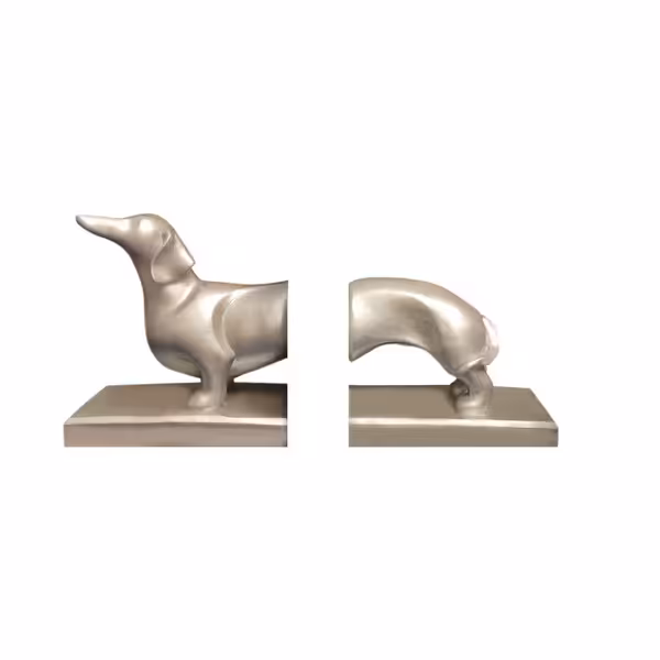 نگهدارنده کتاب مدل سگ کد S120 مجموعه 2 عددی