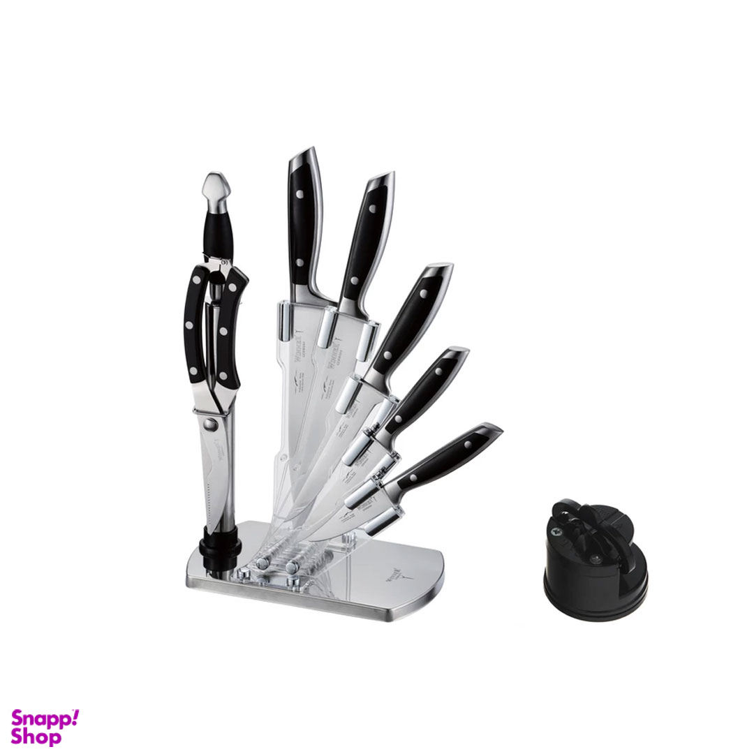ست چاقو آشپزخانه 8 پارچه وینر مدل NWG9PLUS به همراه چاقو تیزکن