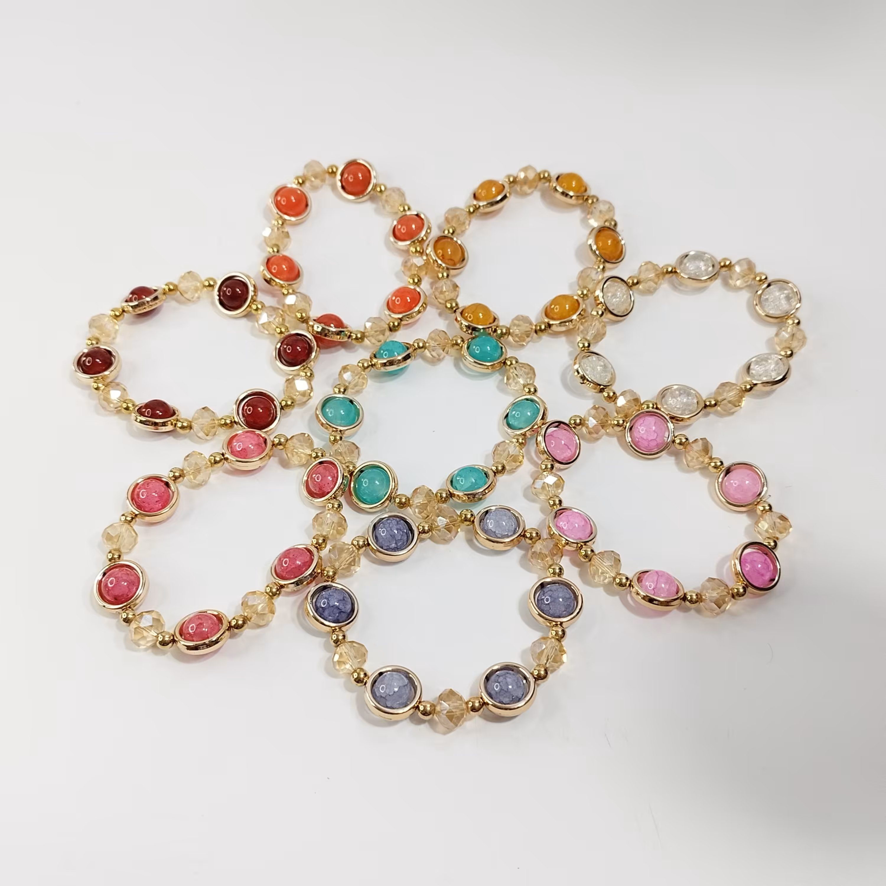 دستبند مرواریدی لاکچری فانتزی