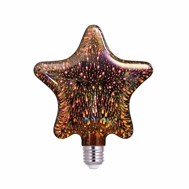چراغ ال ای دی کهکشانی 5 وات مدل ستاره - چند رنگ