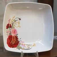 کاسه سوپ (خورشت دونفره )چهار گوش کد 811گل رز ملامین یزد رکسانا 