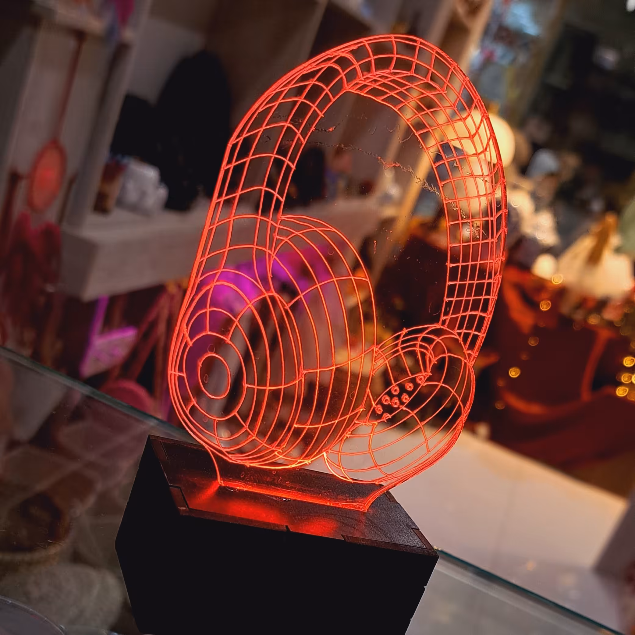 چراغخواب فانتزی چراغ خواب فانتزی چراغ خواب چوبی کادویی چراغ کودک چراغ 3بعدی چراغ ال ای دی شب خواب  استند موزیک