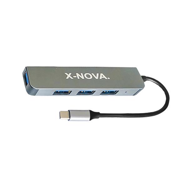هاب تایپ سی 4 پورت USB30 نووا مدل X950