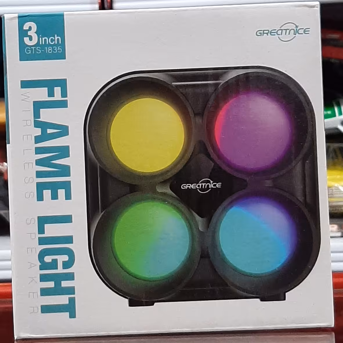 اسپیکر بلوتوثی چراغ دار Greatnice مدل GTS-1835