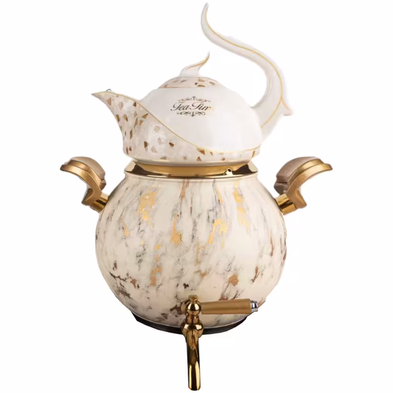 ست کتری و قوری کروپ ست مدل کیانا ماربل کد 507M