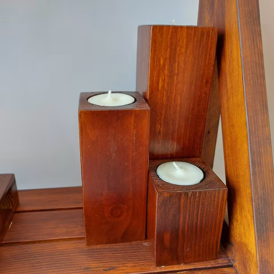 جاشمعی  3 تایی     با چوب روسی           