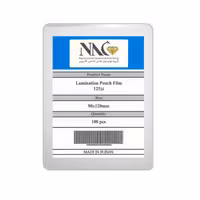 طلق لمینت (طلق پرس) براق 125 میکرون سایز 90 در 120