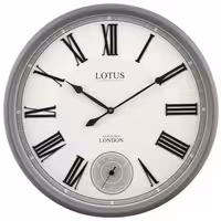 ساعت دیواری چوبی لوتوس مدل ANTON کد W-160 رنگ NEW GRAY
