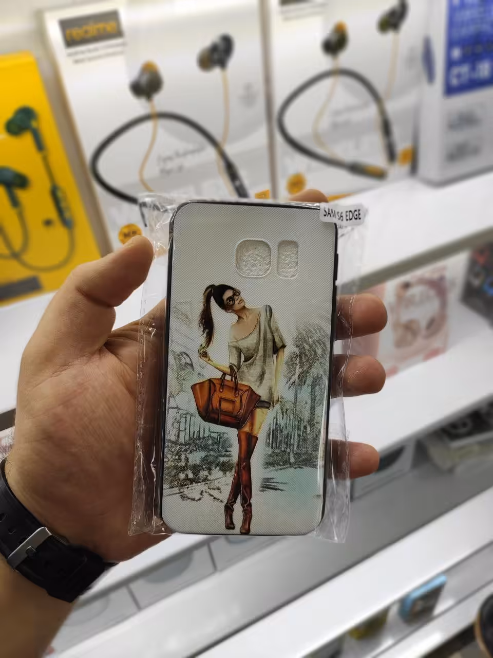 کاور طرح دار 04 مناسب برای گوشی موبایل samsung s6 edge