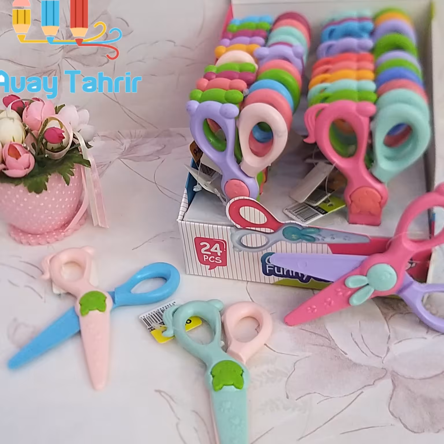 قیچی تیغه پلاستیکی ایمن