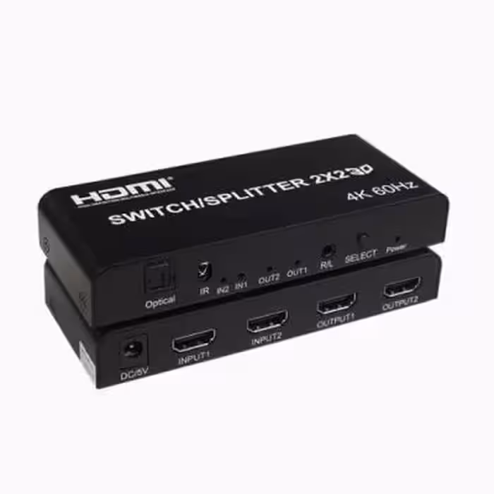 سوییچ اسپلیتر HDMI 2x2 کی نت KSS22