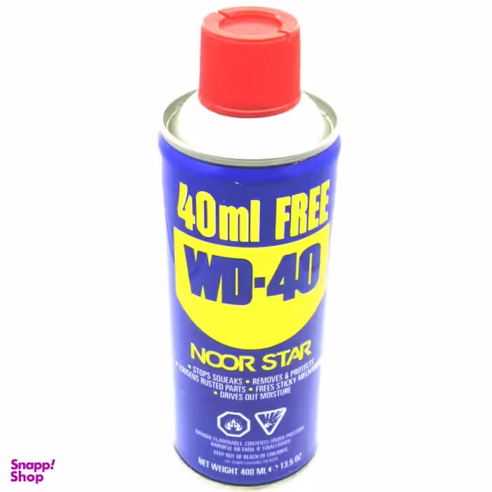 اسپری روان کننده نور استار مدل WD-40 حجم 400 میلی لیتر