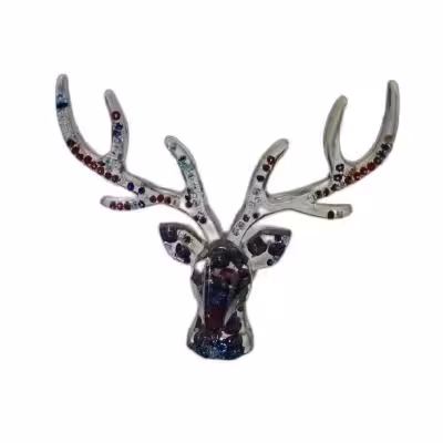 استند کله گوزنی مهره درشت رزینی دستساز