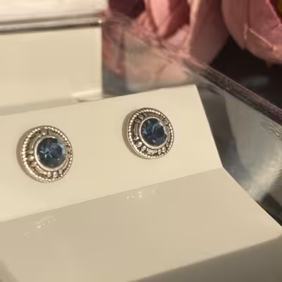 گوشواره نقره اصل عیار 925 پشت گوشواره نقره حراج و تخفیف ویژه به مدت مح