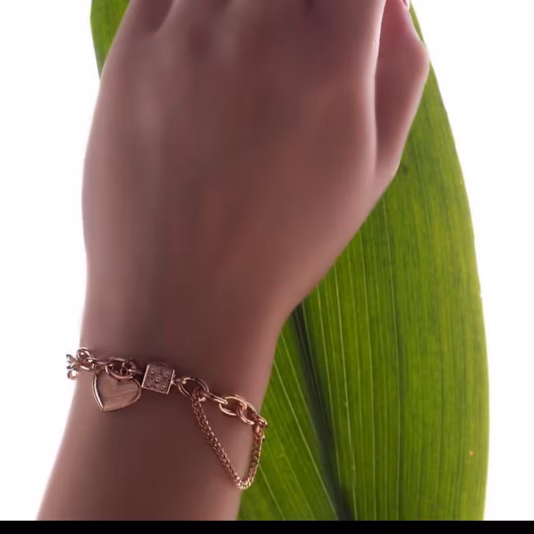 دستبند کد11471ژوپینگ xuping.نگین اتمی.آبکاری طلا.رنگ ثابت.ضدحساسیت