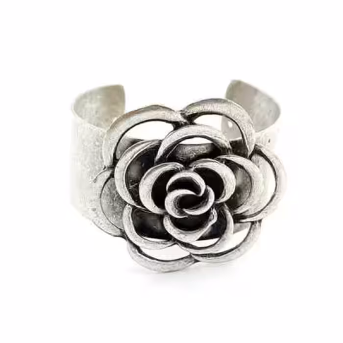 دستبند (بنگل) ورشو مدل گل