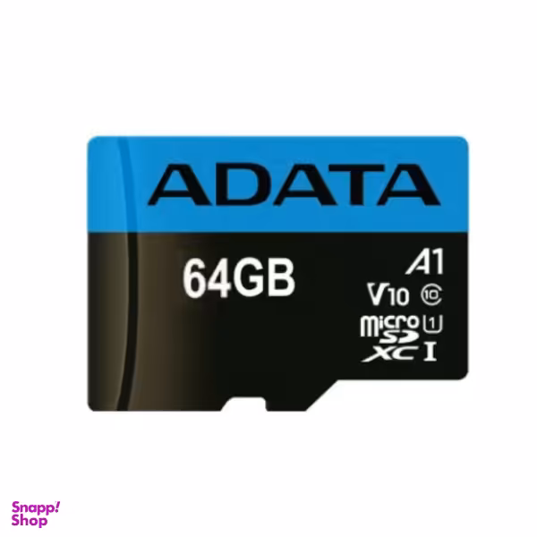 کارت حافظه microSDHC ای دیتا (Adata) مدل Premier کلاس 10 استاندارد UHS-I سرعت 80MBps ظرفیت 64 گیگابایت رنگ بنفش