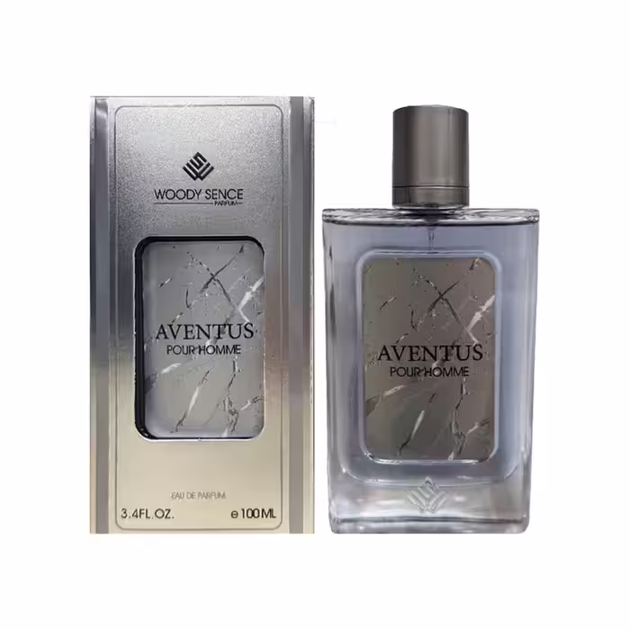 ادو پرفیوم مردانه وودی سنس مدل AVENTUS با رایحه تلخ حجم 100 میلی لیتر