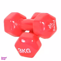 دمبل رکورد کد 1115 وزن 3 کیلوگرم بسته 2 عددی