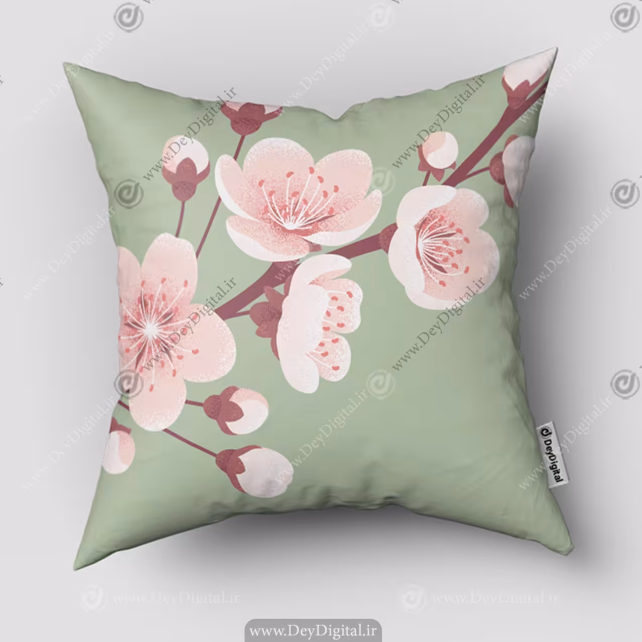 کوسن فانتزی طرح گل صورتی SM-17502