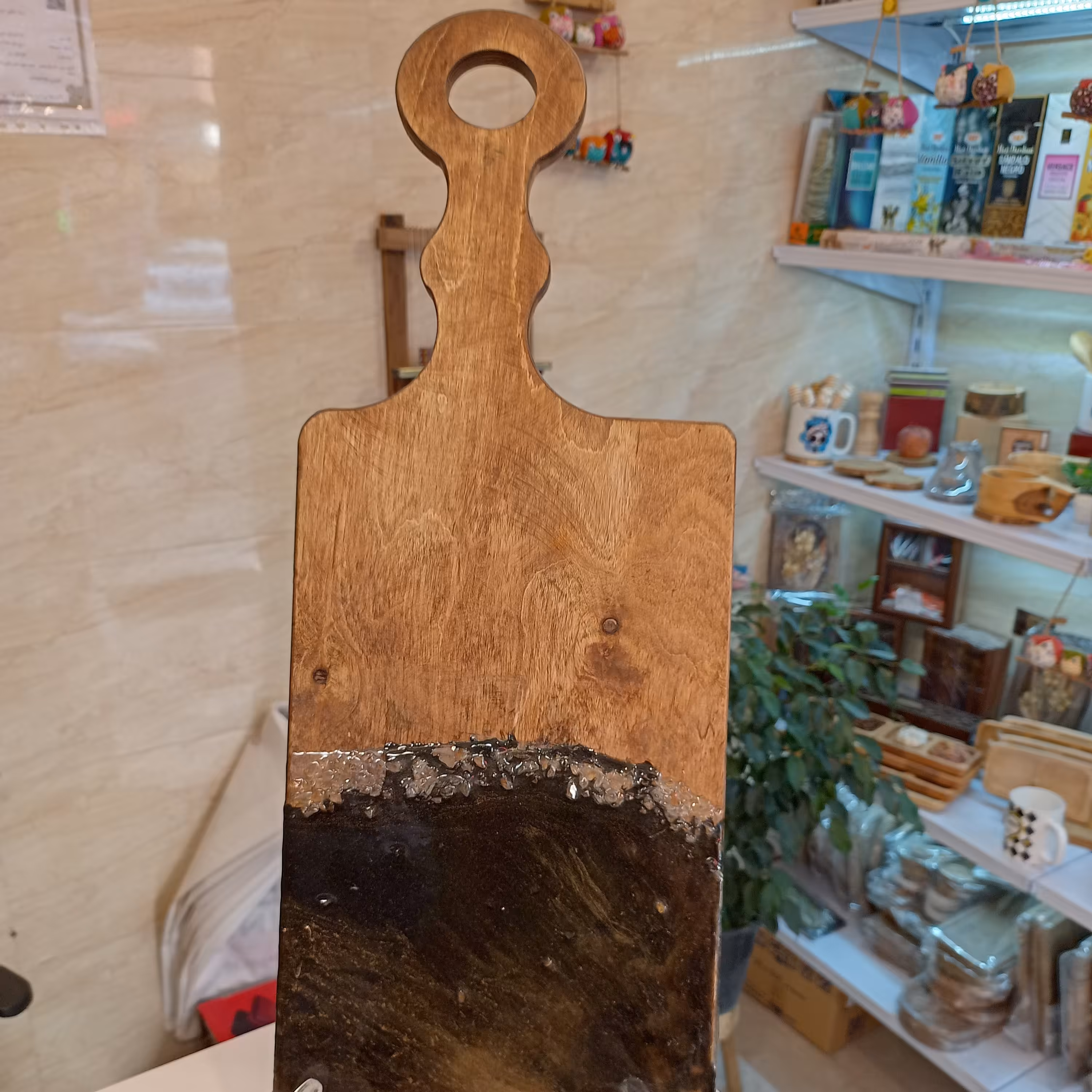 سینی پذیرایی و تخته گوشت چوبی
