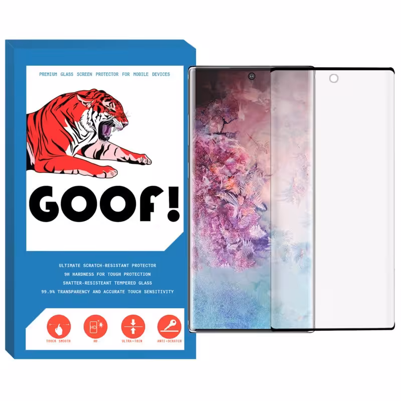 گلس یا محافظ صفحه گوشی سامسونگ نوت 10 