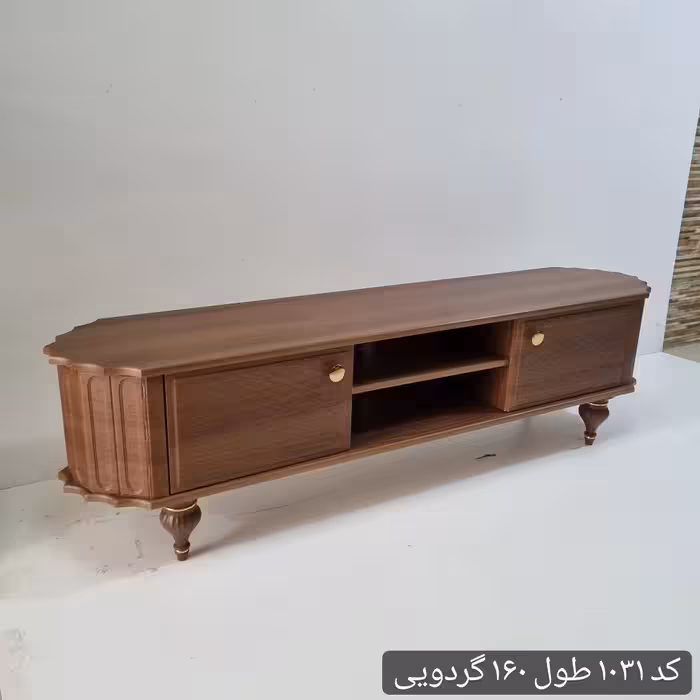 میز تلویزیون شبستان مدل 1031 رنگ گردویی