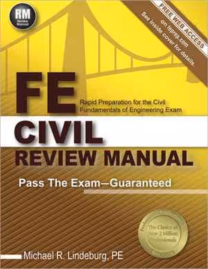 [PDF] دانلود کتاب FE Civil Review Manual Rapid Preparation For The Civil Fundamentals Of Engineering Exam, 2014