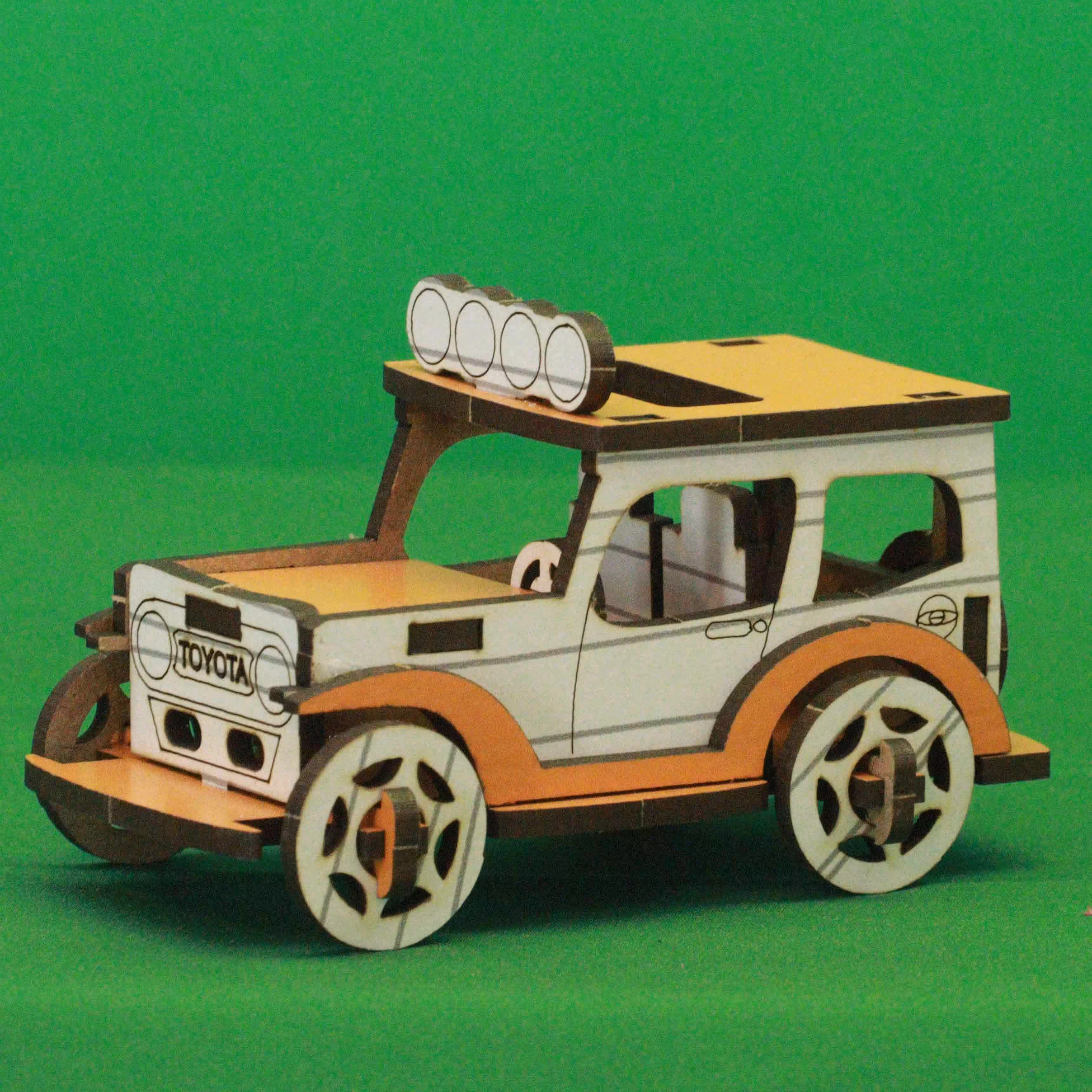 ماکت چوبی ماشین