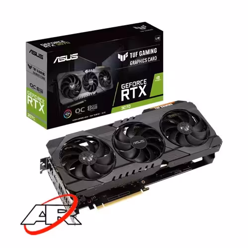 کارت گرافیک ایسوس مدل TUF GAMING RTX3070 V2 OC 8GB