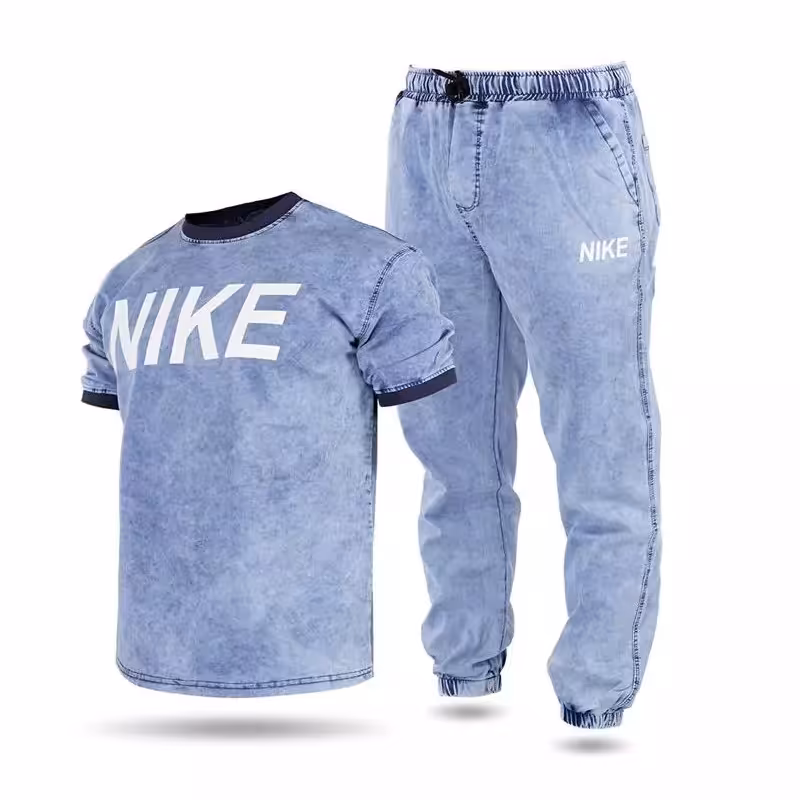 ست زنانه و مردانه تیشرت و شلوار اسپرت لی Nike