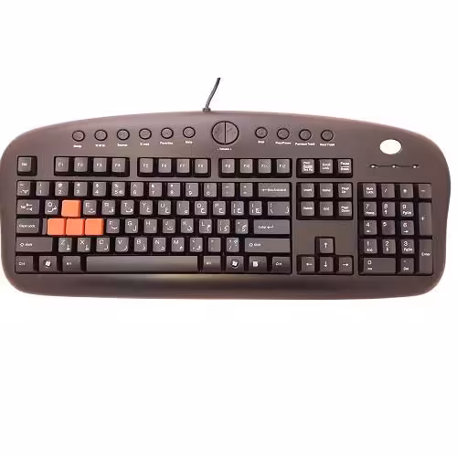 کیبورد مخصوص بازی ای فورتک مدل KB-28G