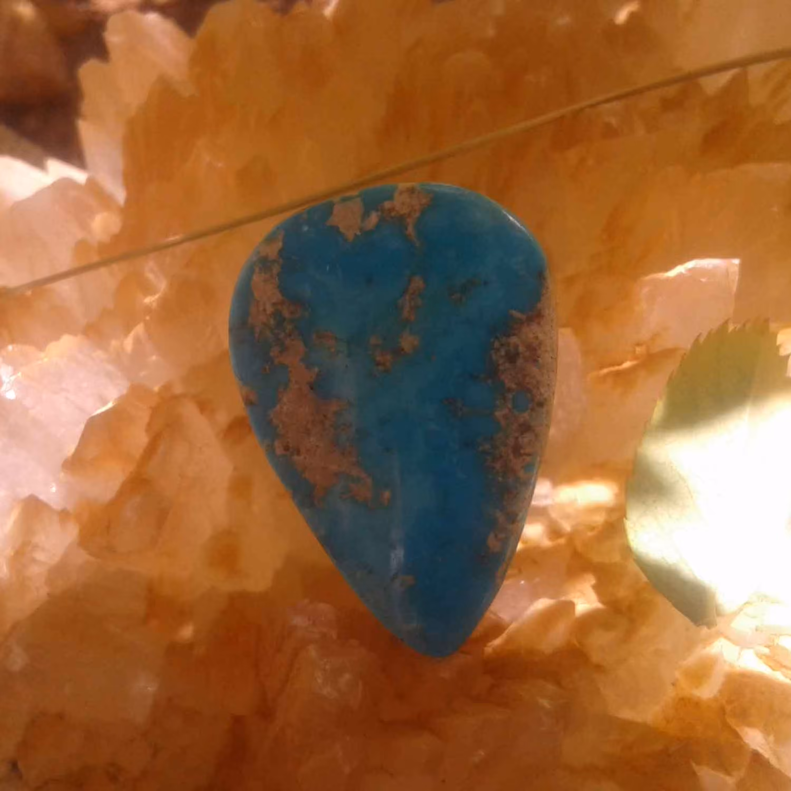 فیروزه طبیعی کرمان - قلبی کد GM-T0011