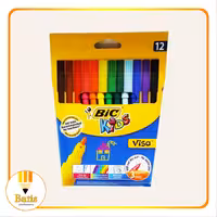 ماژیک رنگ آمیزی 12 رنگ بیک سری Kids مدل Visa