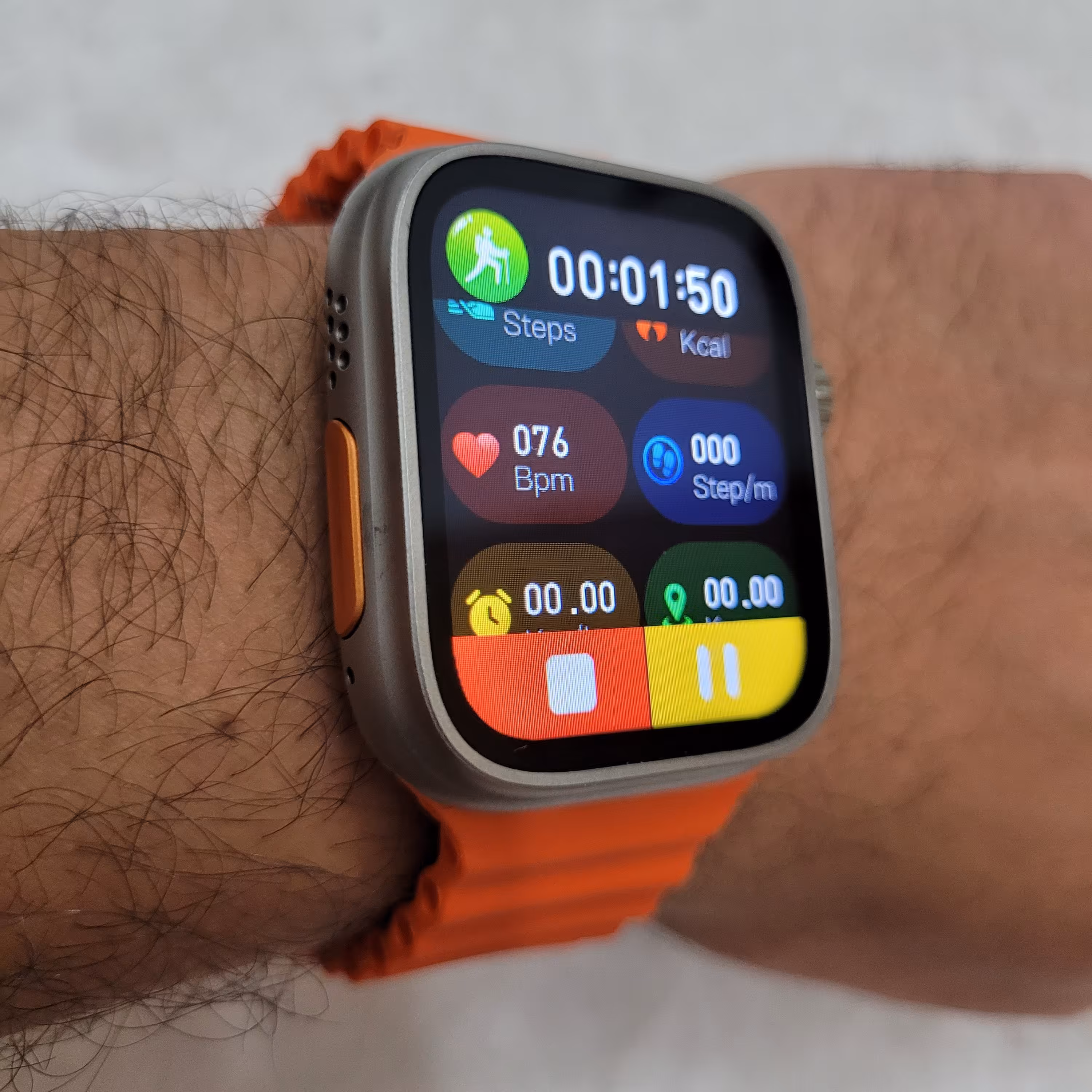 ساعت هوشمند اپل الترا mxl سایز 49 سری 8