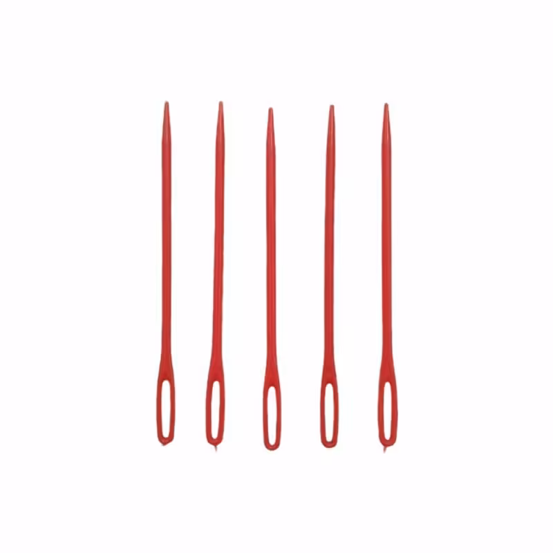 سوزن خیاطی مدل پلاستیکی بسته 5 عددی

