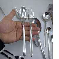 قاشق  و چنگال  استیل یونیک طرح دونا اصل (آهنربا نگیر)