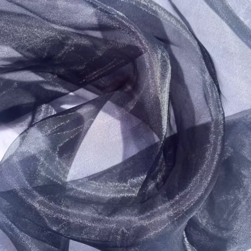 حریر شیشه ای مشکی-عرض 150 سانتی متر