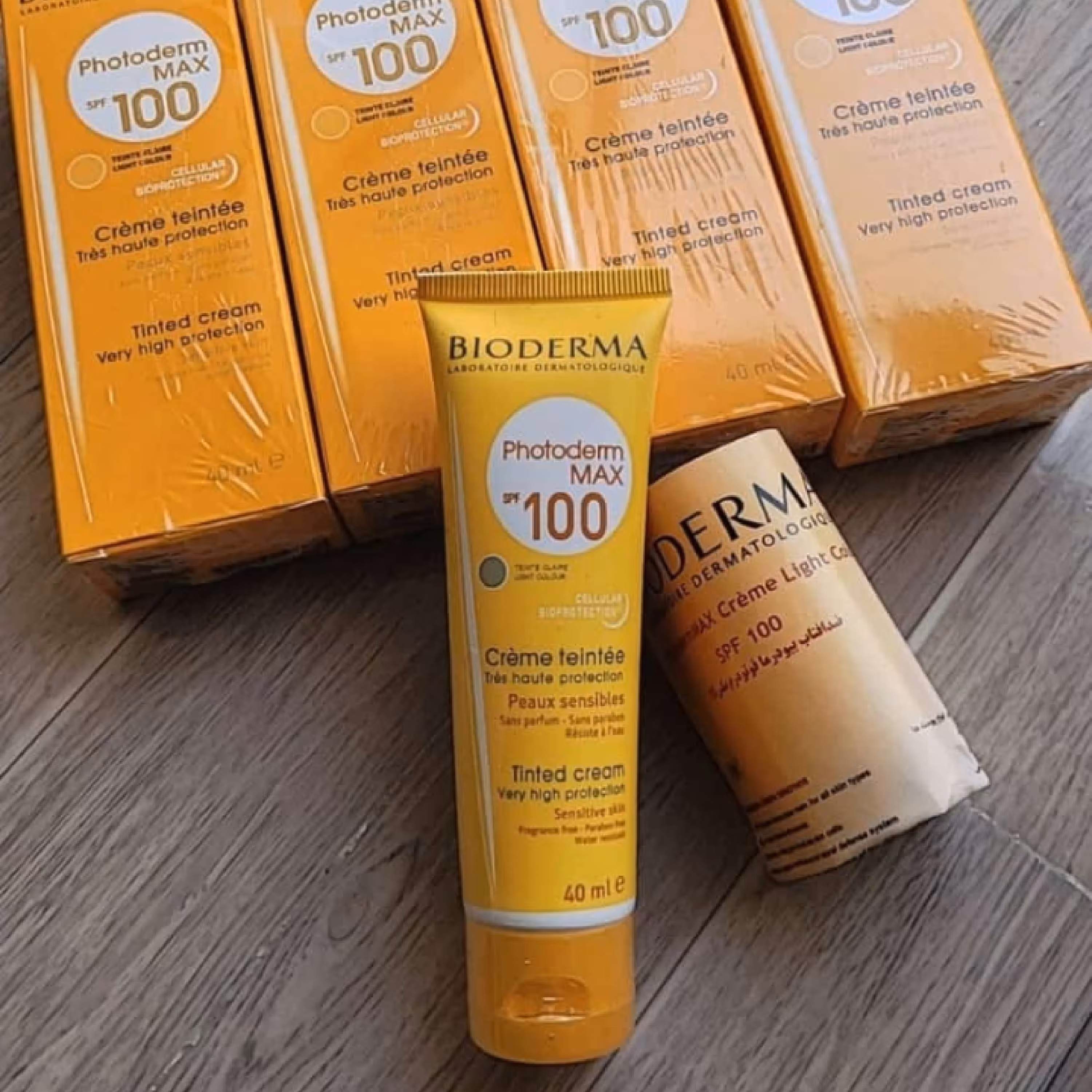 ضدآفتاب بیرنگ و کرم پودری بیودرما اصل و لانسون اصل تک و عمده موجوده