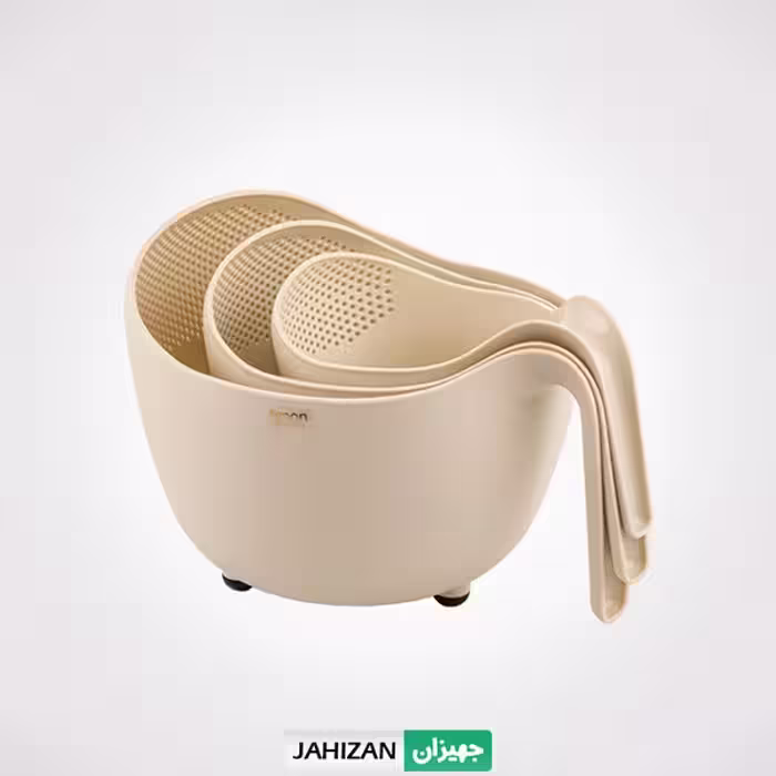 ست برنج شوی دسته دار لیمون کد 1330