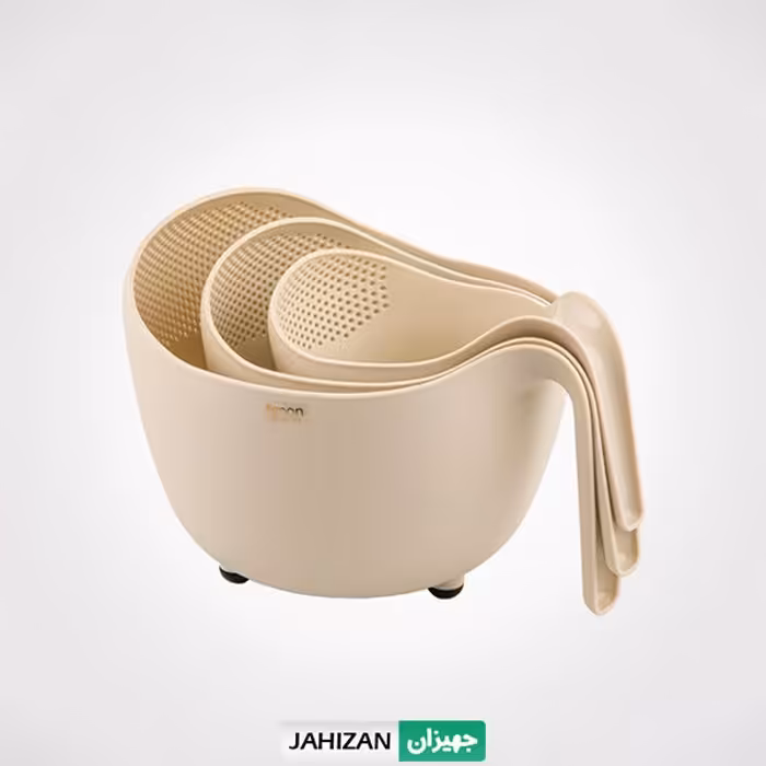 ست برنج شوی دسته دار لیمون کد 1330