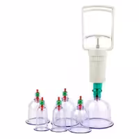 دستگاه بادکش طبی و حجامت بدن مدل 6 لیوان