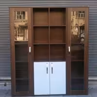 کتابخانه اداری شیشه ای بزرگ