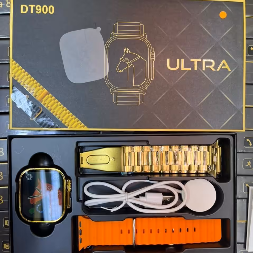 ساعت هوشمند DT900 ultra همراه بندفلزی قیمت1598000 تومان فروش به صورت تک و عمده
