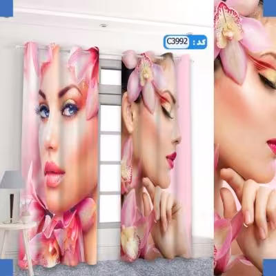 پرده تصویری طرح رزین